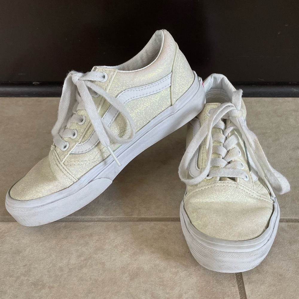 Vans Glitter Old Skool kids size 2